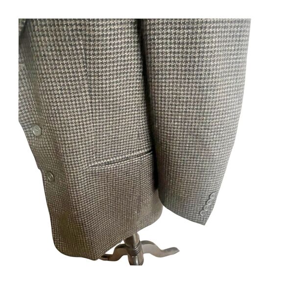 Vintage GianFranco Ruffini Men’s Houndstooth Blazer 100% Lambswool Size 38/Small - Picture 8 of 15